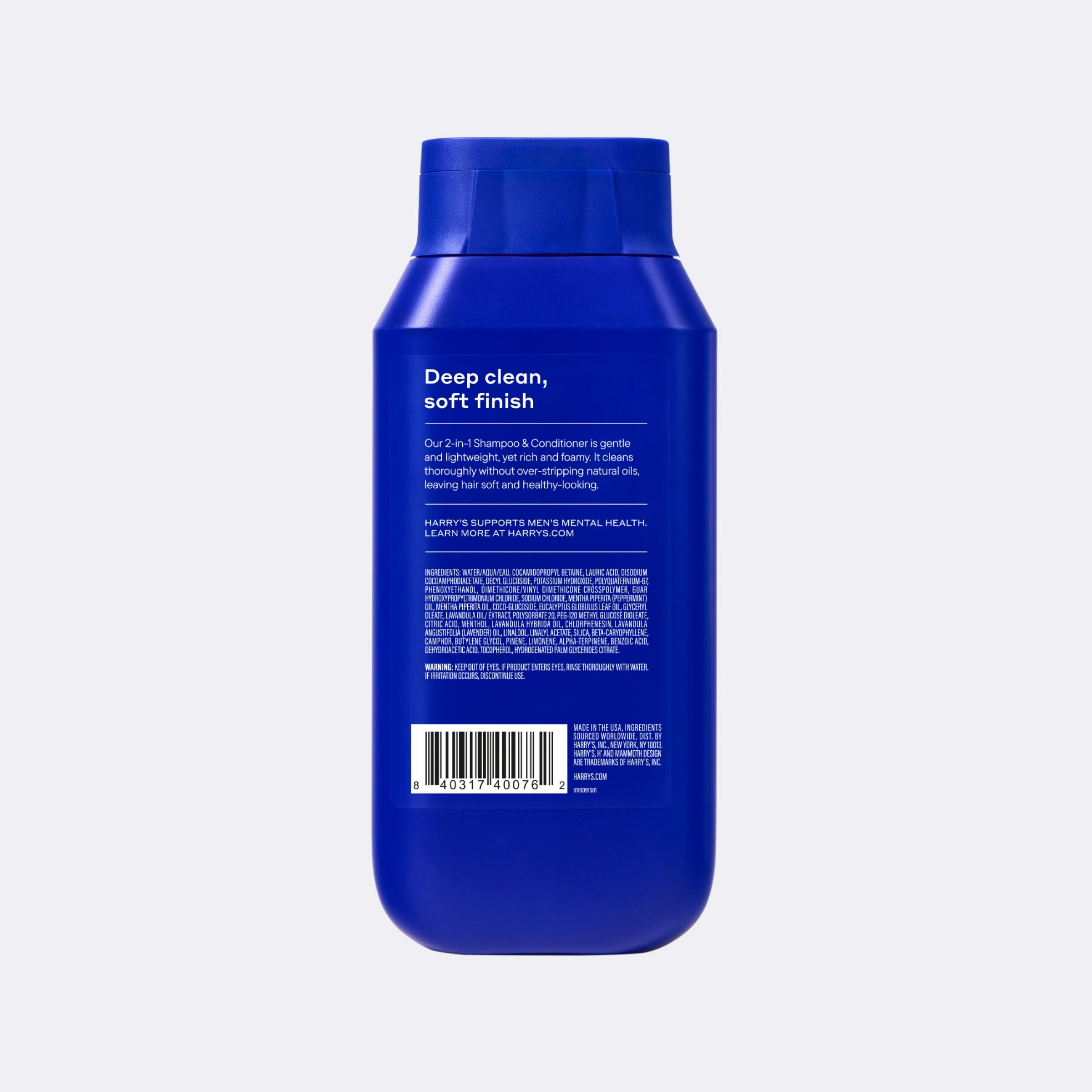 2 in 1 Shampoo & Conditioner - Everyday Bathroom Grooming Kit