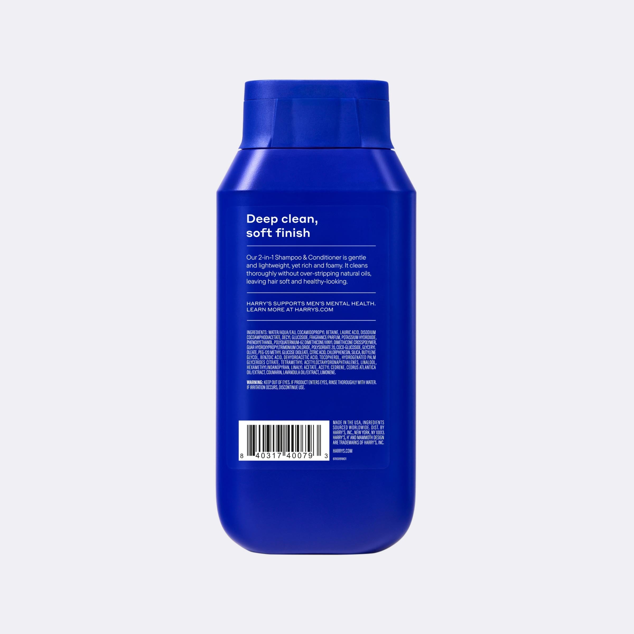 2 in 1 Shampoo & Conditioner - Everyday Bathroom Grooming Kit