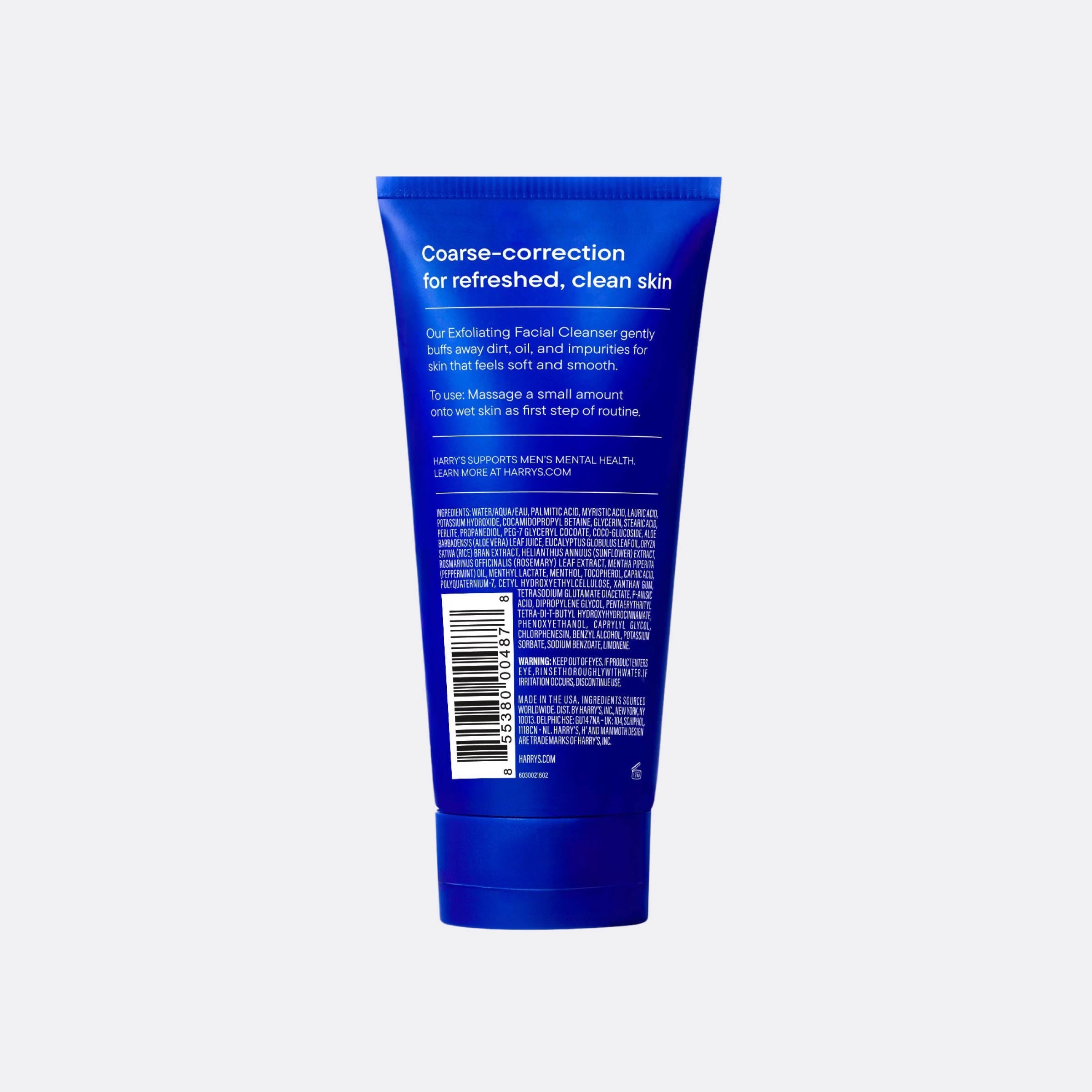 Exfoliating Facial Cleanser 5.1oz - Travel Ready Shower Gel