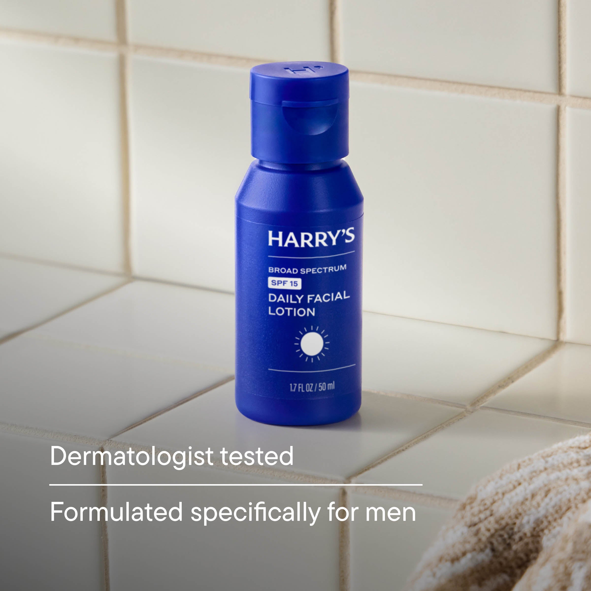 Daily Facial Lotion SPF 15 1.7oz - Grooming Shaving Razor