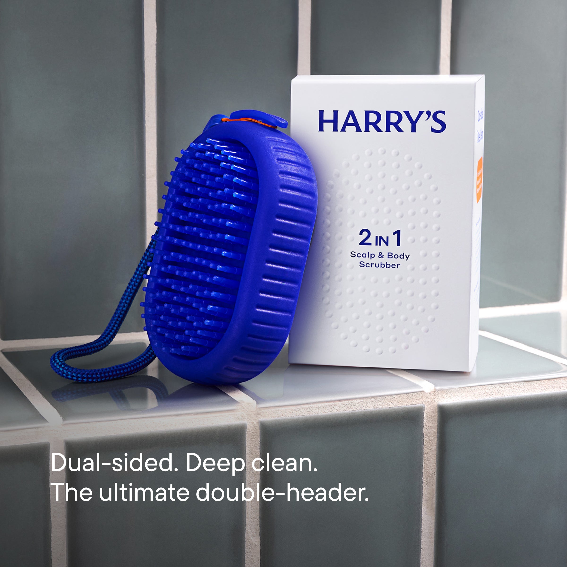 Harry’s 2 In 1 Scalp & Body Scrubber - Travel Ready Daily Shave Essentials