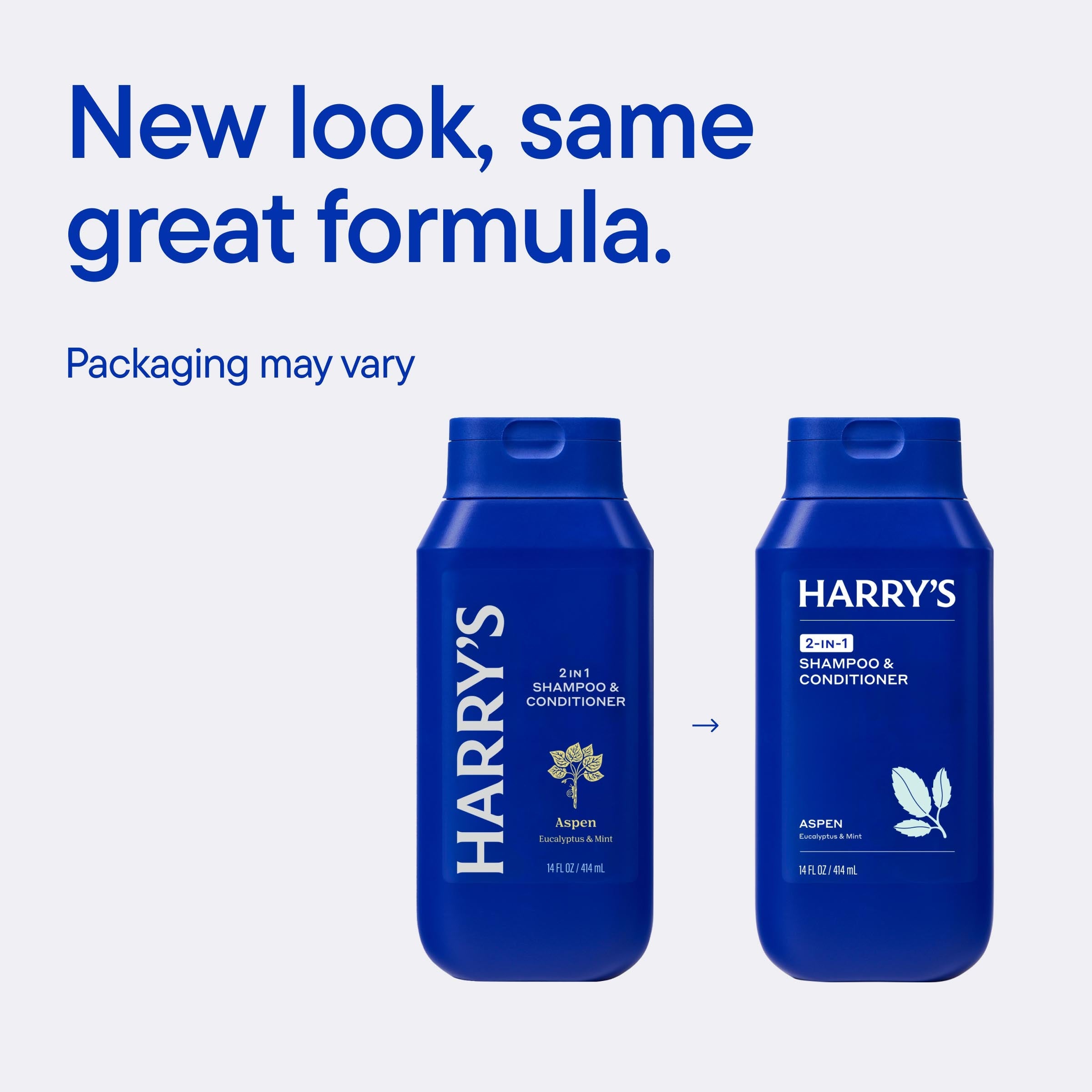2 in 1 Shampoo & Conditioner - Everyday Bathroom Grooming Kit
