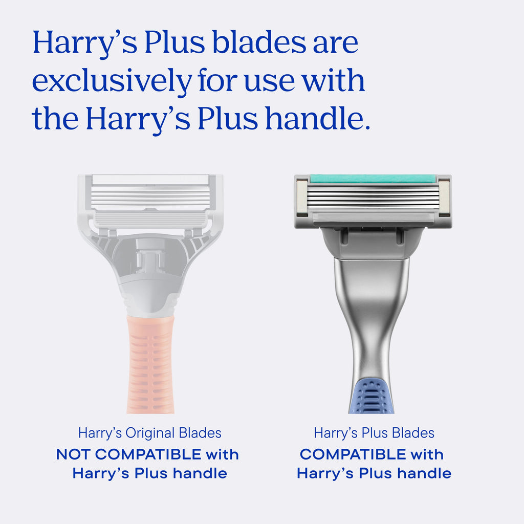 Harry's Plus Handle - Clean Easy Grip Razor