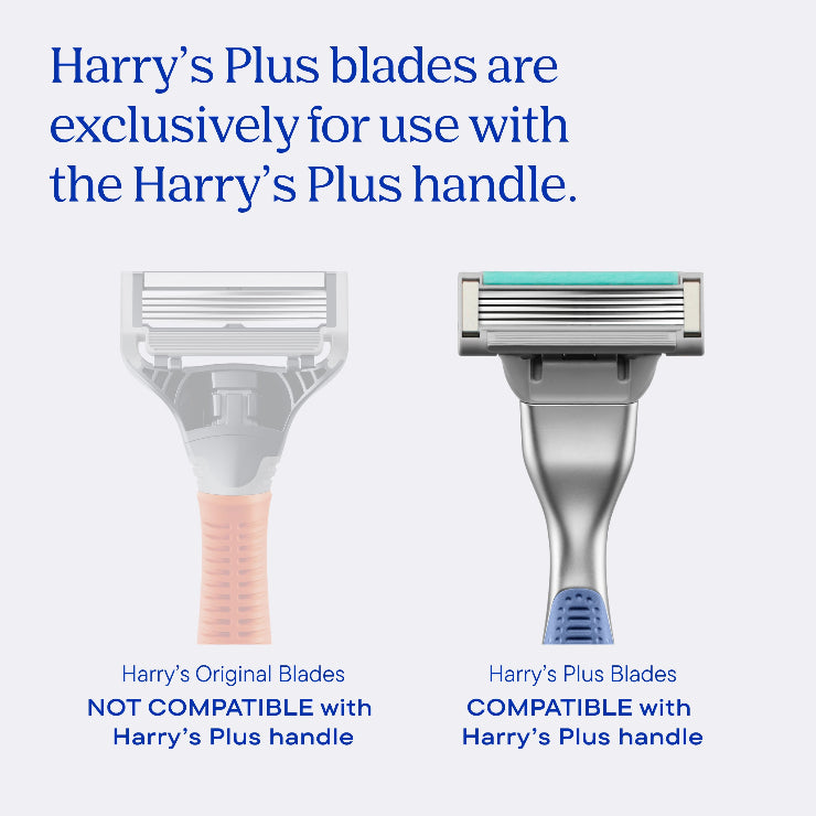 Harry's Plus Handle - Clean Easy Grip Razor