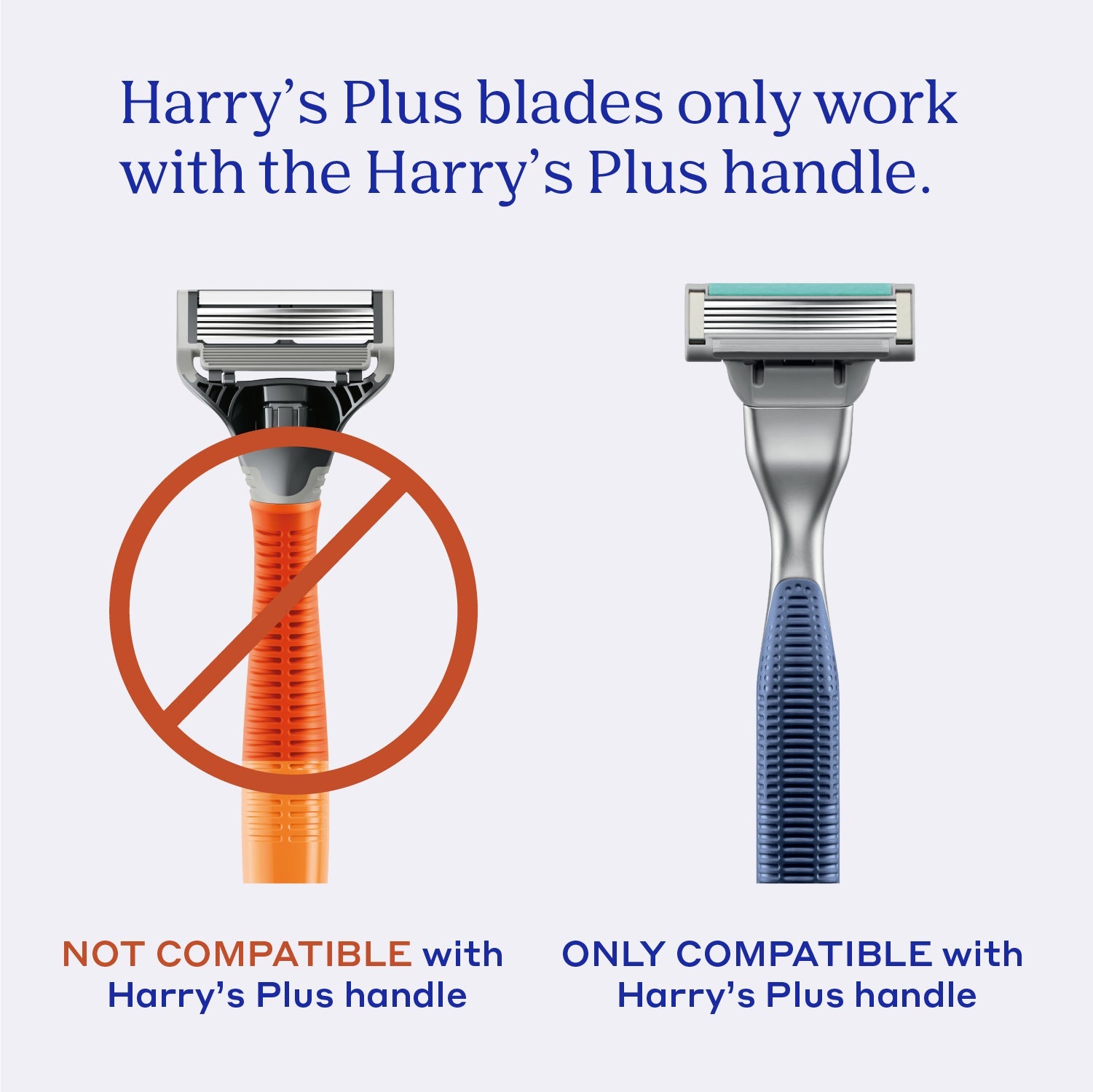 Harry's Plus Handle - Clean Easy Grip Razor
