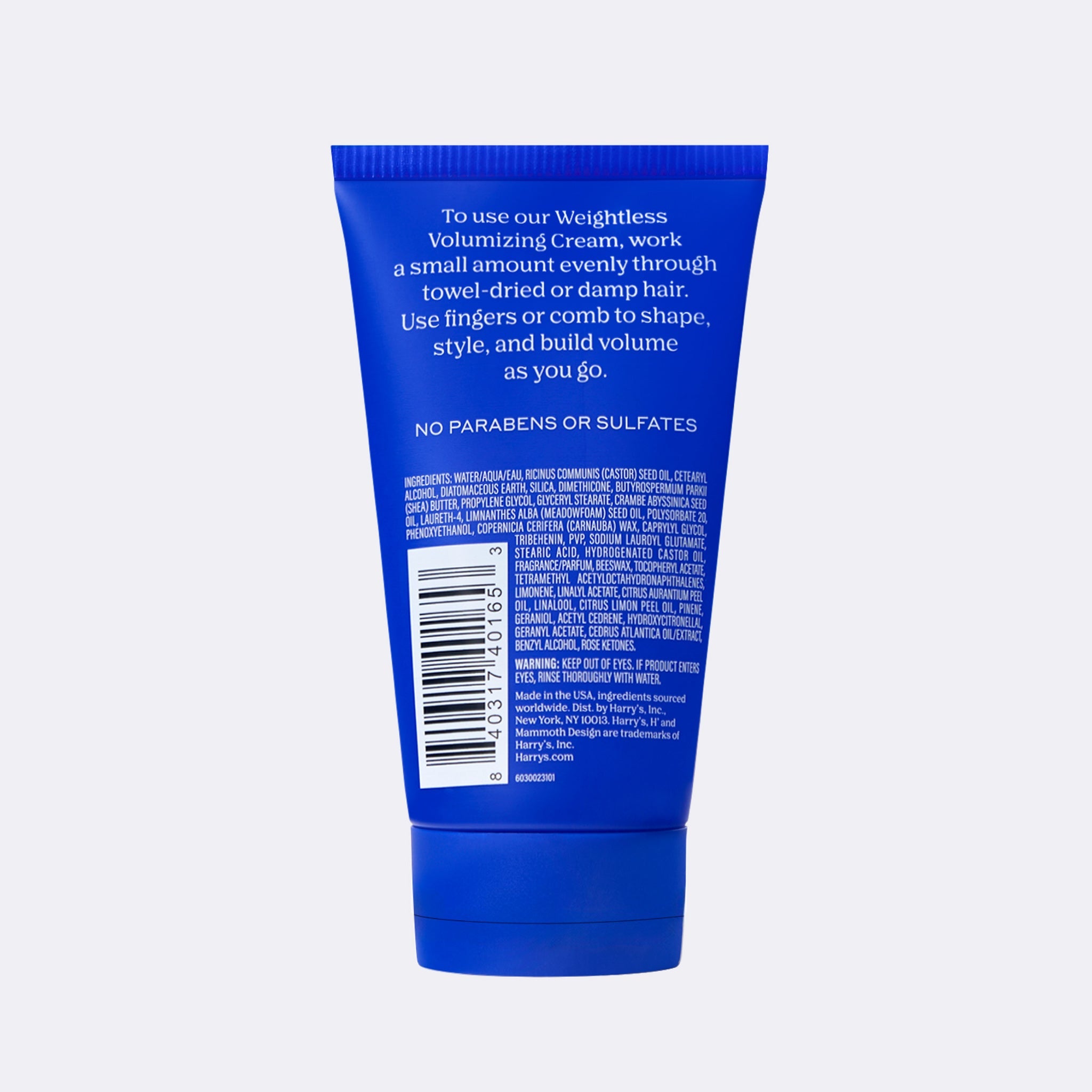 Weightless Volumizing Cream 4oz - Sleek Face Wash