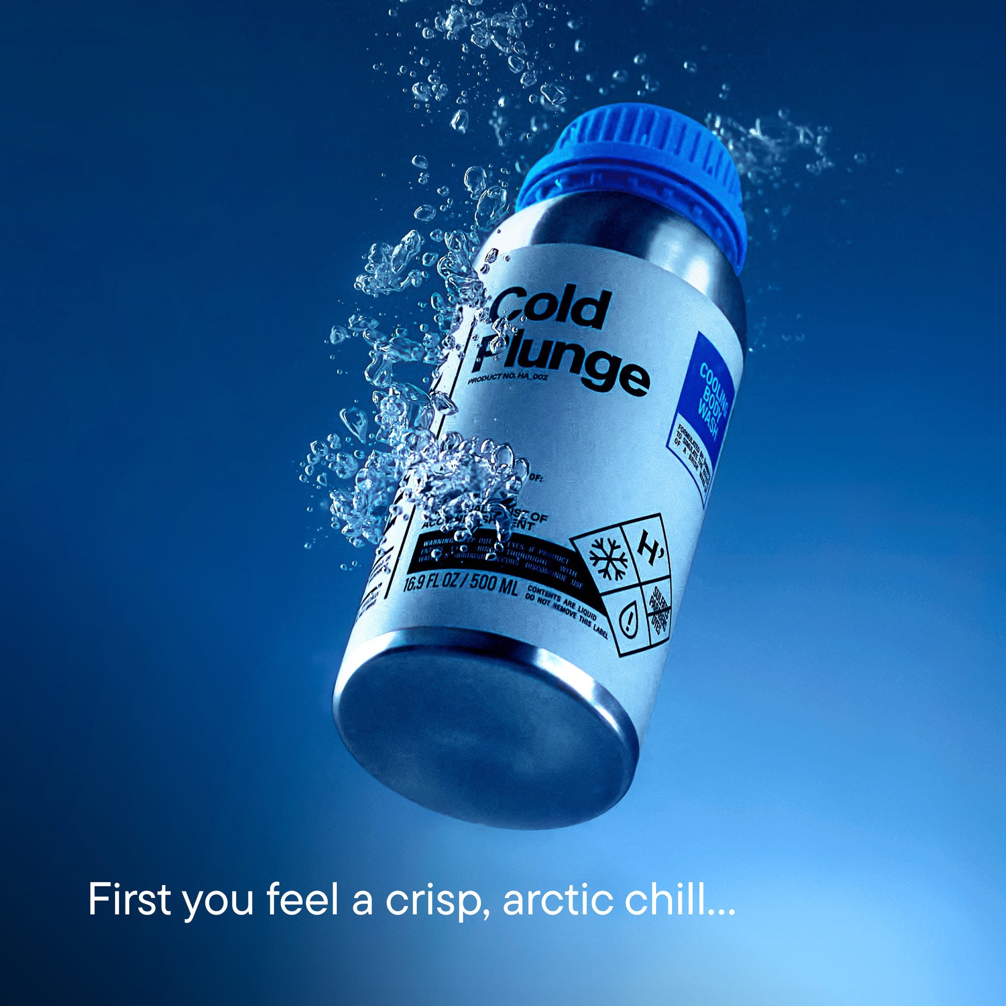 Cold Plunge Body Wash - Skin Friendly Easy Grip Razor