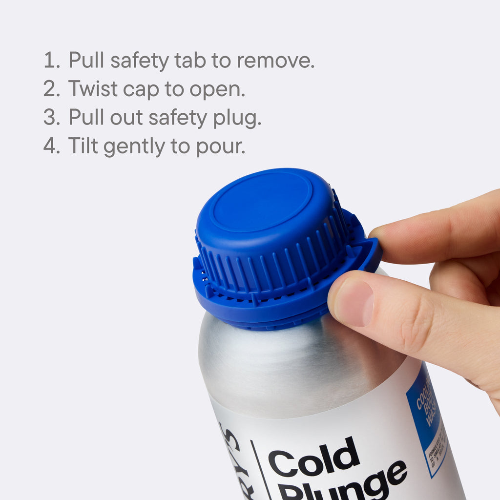 Cold Plunge Body Wash - Skin Friendly Easy Grip Razor